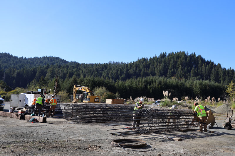 Del Norte State Park construction project photo